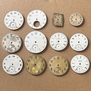 Vintage pocket Watch Faces Collection